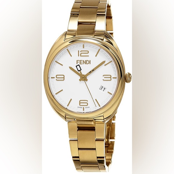 Fendi Gold Momento Ladies Watch
Model F211434000 NEW - Picture 1 of 9